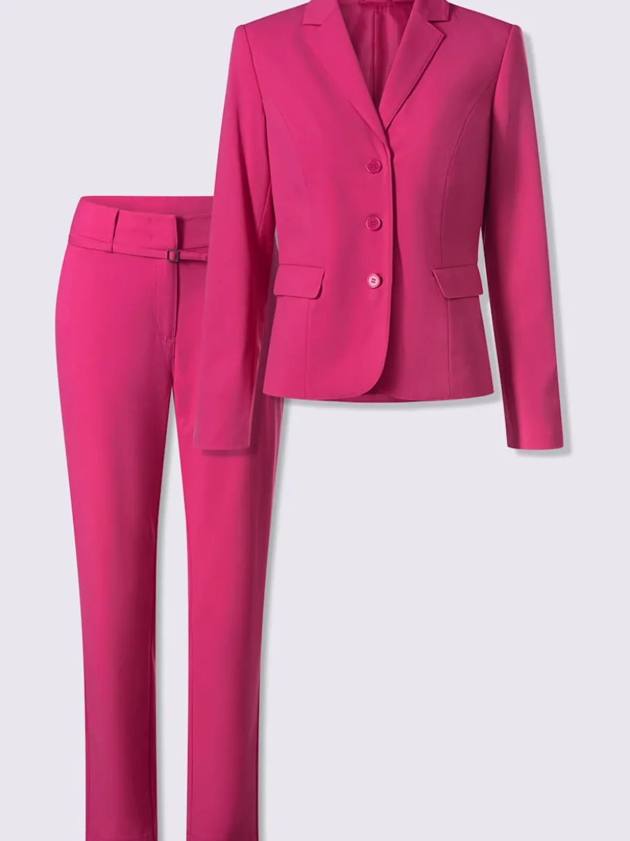 Blazer cintré avec pantalon à poches et couture structurante