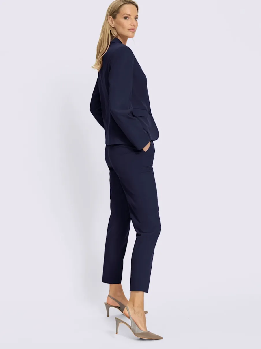 Blazer cintré avec pantalon à poches et couture structurante