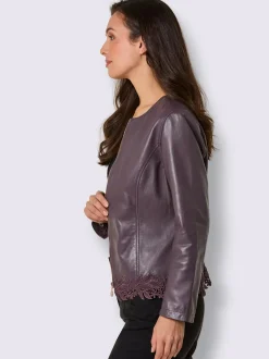 Blazer en cuir cuir véritable
