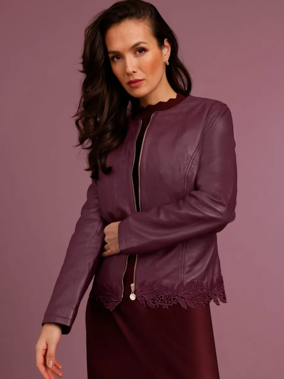 Blazer en cuir cuir véritable