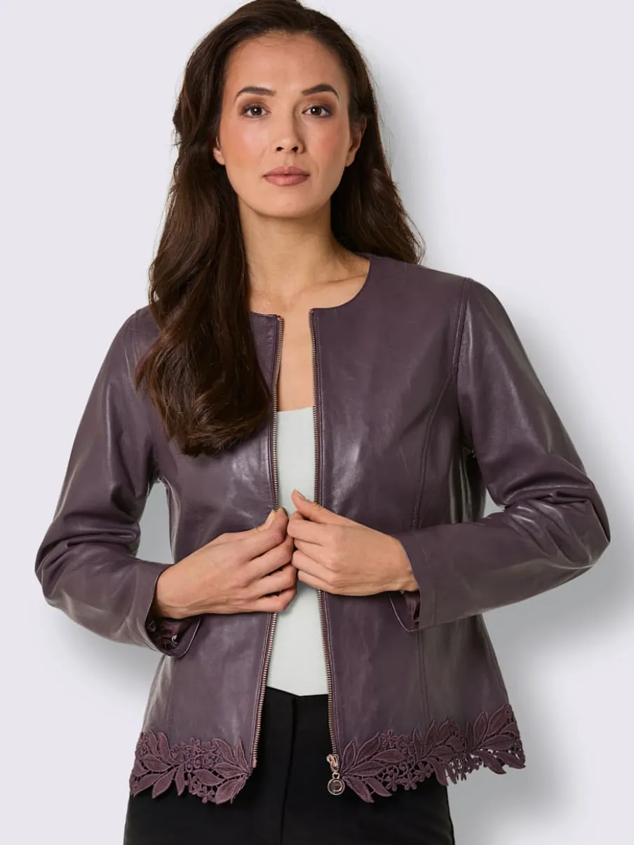 Blazer en cuir cuir véritable