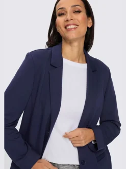 Blazer en jersey qualité jersey extensible, souple et confortable