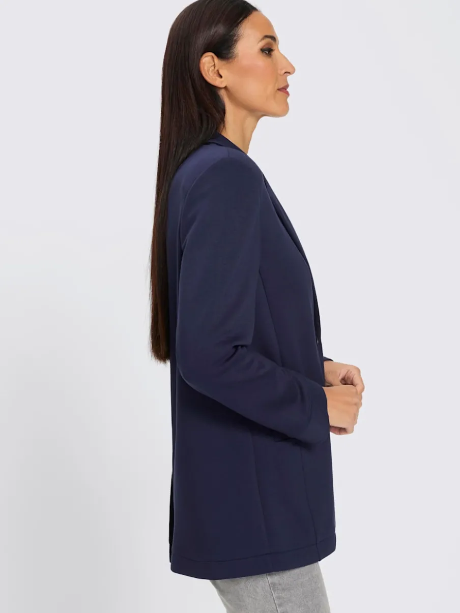 Blazer en jersey qualité jersey extensible, souple et confortable