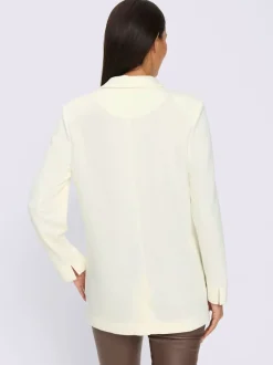 Blazer en jersey qualité jersey extensible, souple et confortable