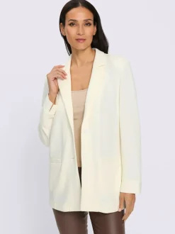 Blazer en jersey qualité jersey extensible, souple et confortable