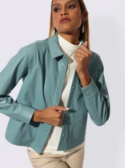 Blazer en synthétique matière synthétique facile à entretenir