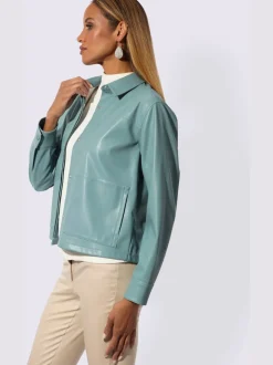 Blazer en synthétique matière synthétique facile à entretenir