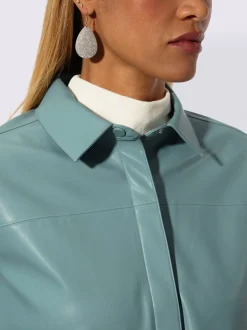 Blazer en synthétique matière synthétique facile à entretenir