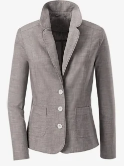 Blazer femme à col à revers avec poches plaquées