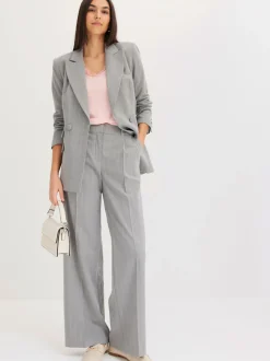 Blazer long légèrement cintré