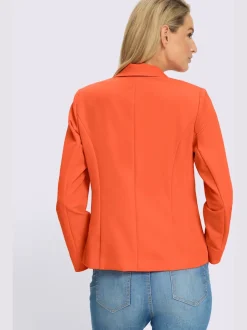 Blazer à revers avec manches longues et deux poches
