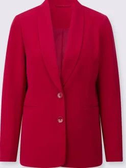 Blazers avec col à revers et poches passepoilées raffinées