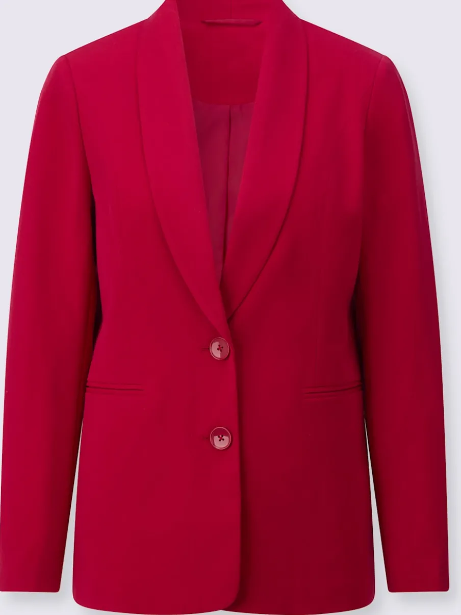 Blazers avec col à revers et poches passepoilées raffinées