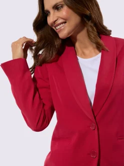 Blazers avec col à revers et poches passepoilées raffinées