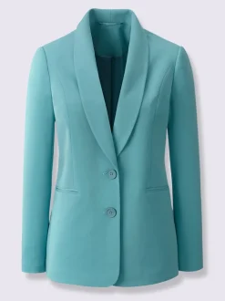 Blazers avec col à revers et poches passepoilées raffinées