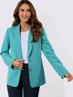Blazers avec col à revers et poches passepoilées raffinées