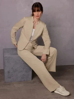 Blazers avec coutures princesse et poches cousues