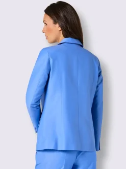 Blazers classiques avec col à revers et poches rabattables
