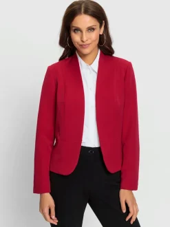 Blazers courts à fines épaulettes avec empiècements délicats