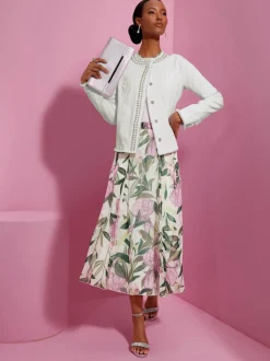 Blazers en jean avec détails décoratifs et franges