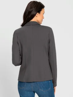 Blazers en jersey avec col à revers et poches