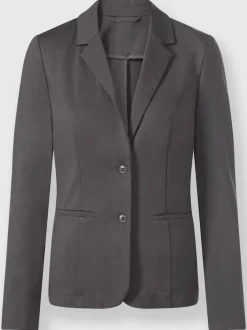 Blazers en jersey avec col à revers et poches