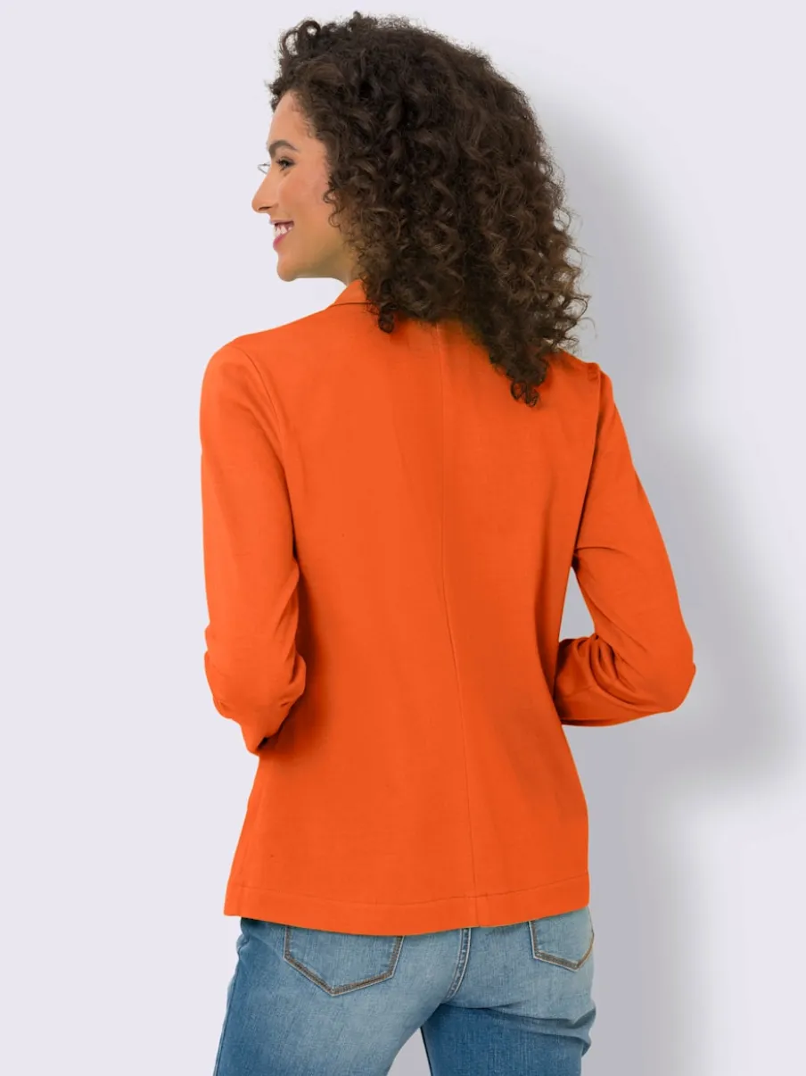 Blazers en jersey manches longues avec patte de boutonnage
