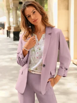 Blazers modernes avec col soigné et manches transformables