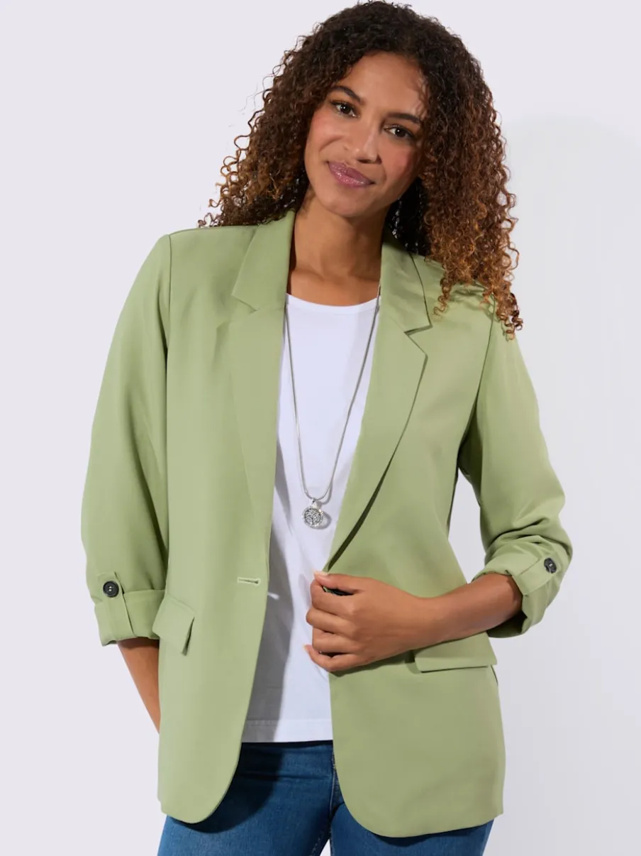 Blazers modernes avec col soigné et manches transformables
