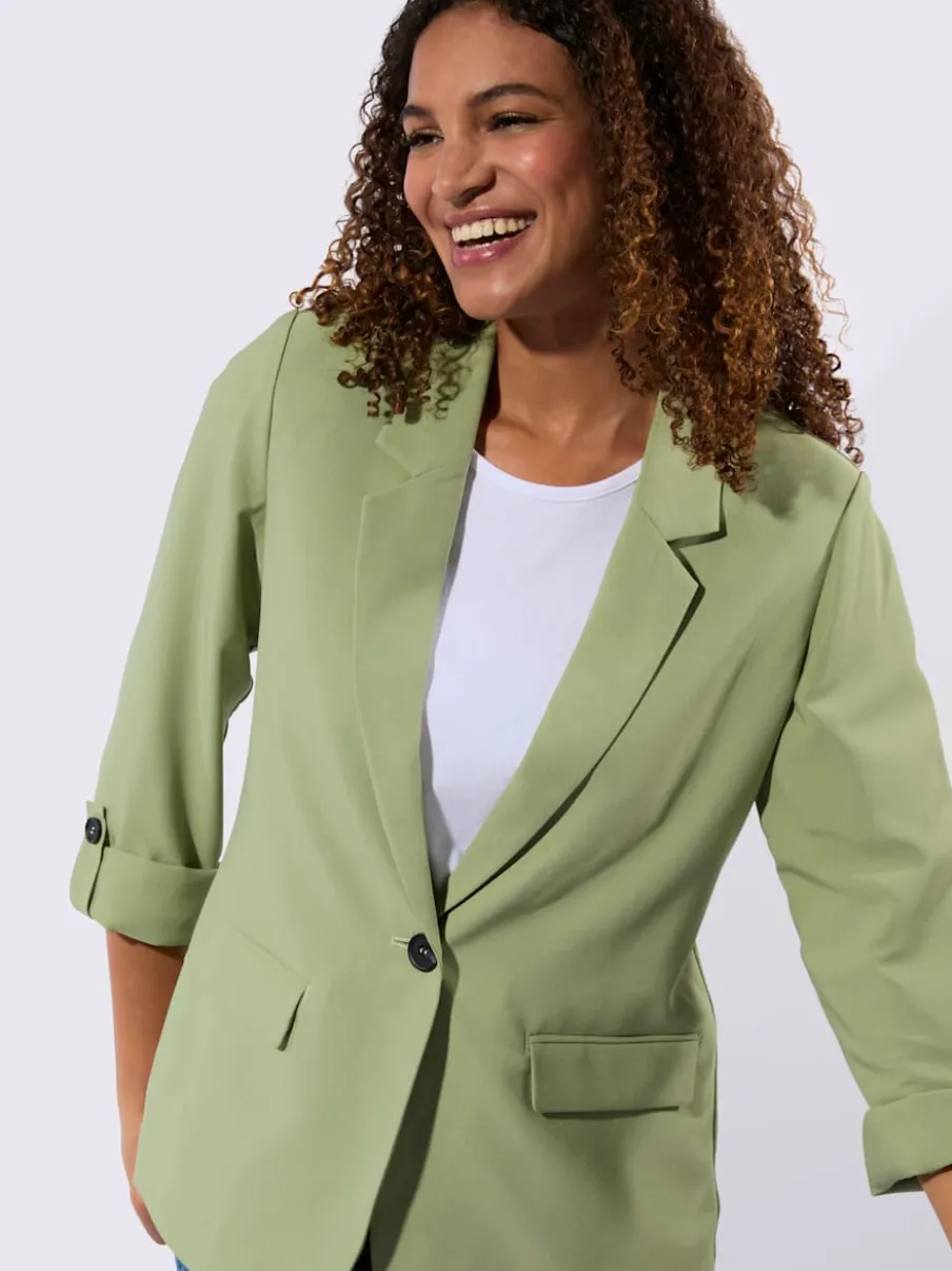 Blazers modernes avec col soigné et manches transformables