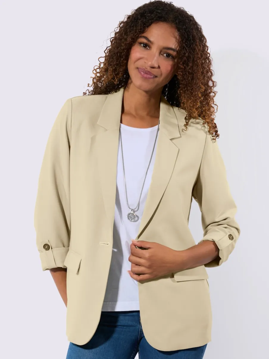 Blazers modernes avec col soigné et manches transformables