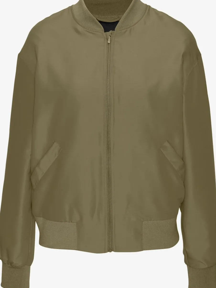 Blouson léger avec col montant et manches longues