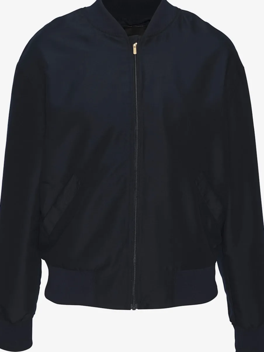 Blouson léger avec col montant et manches longues