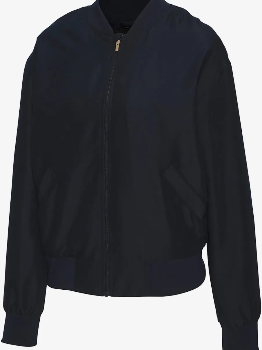 Blouson léger avec col montant et manches longues