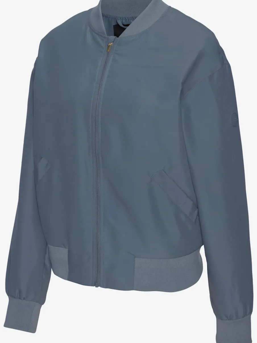Blouson léger avec col montant et manches longues