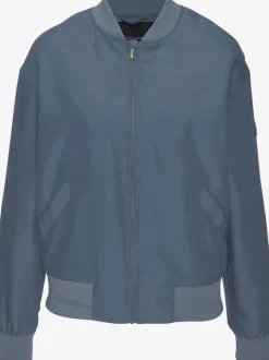 Blouson léger avec col montant et manches longues