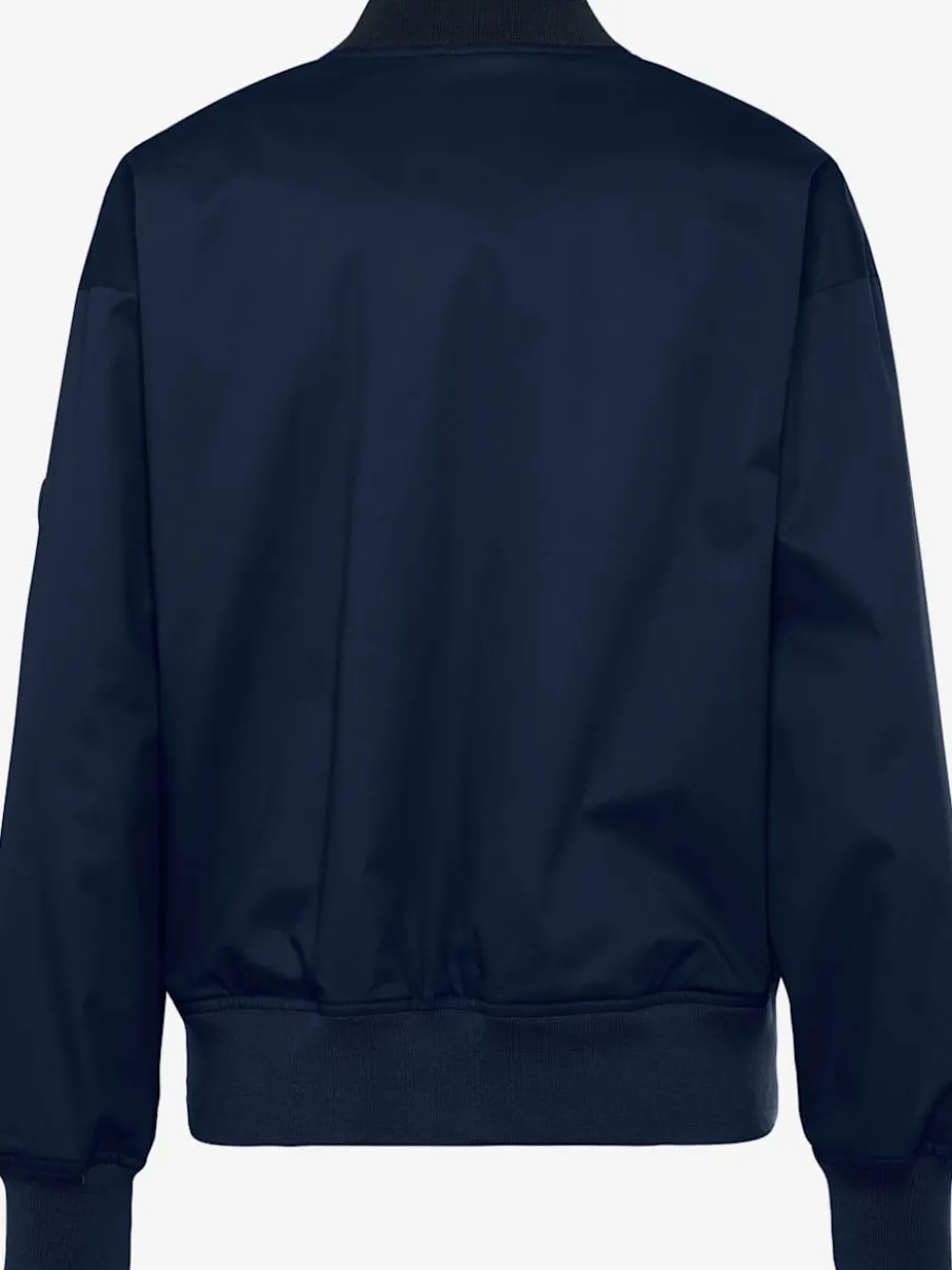 Blouson léger avec col montant et manches longues
