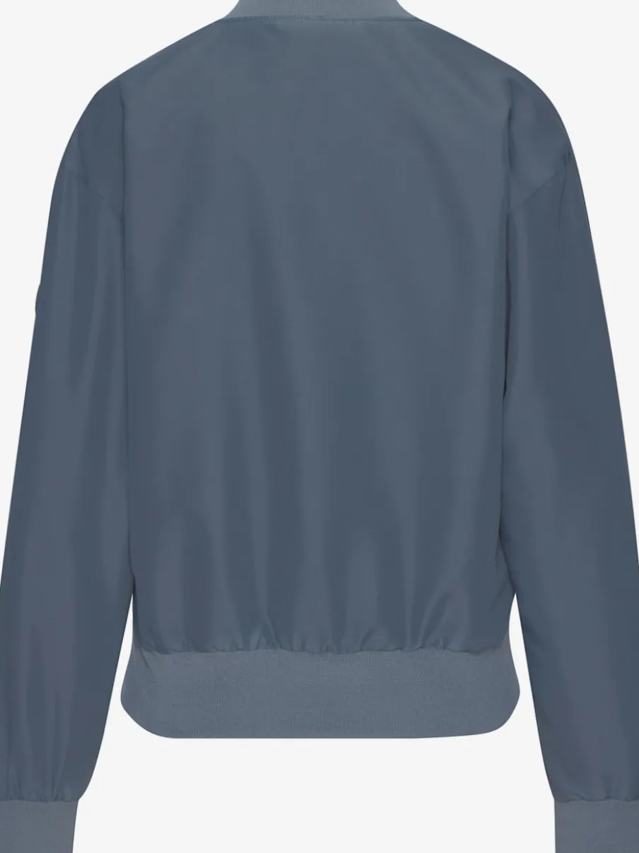 Blouson léger avec col montant et manches longues