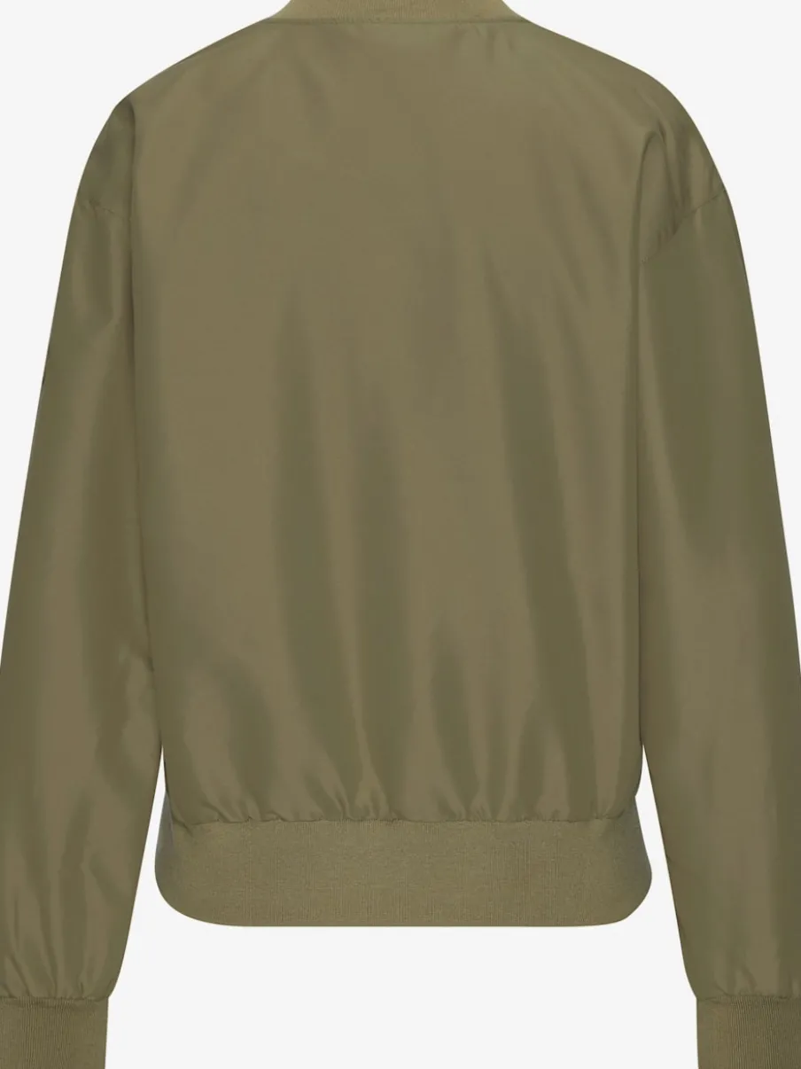 Blouson léger avec col montant et manches longues