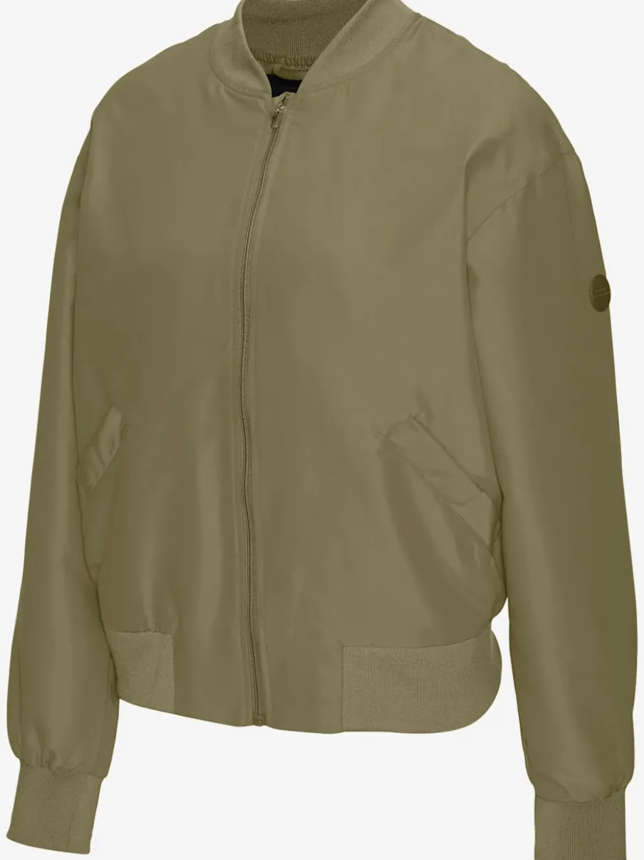 Blouson léger avec col montant et manches longues