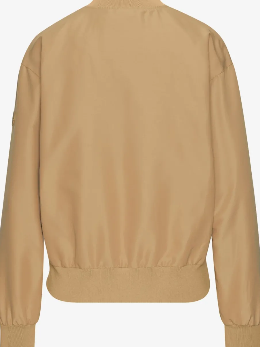 Blouson léger avec col montant et manches longues