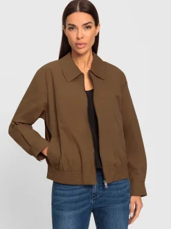 Blousons avec col chemise et manches longues élégantes