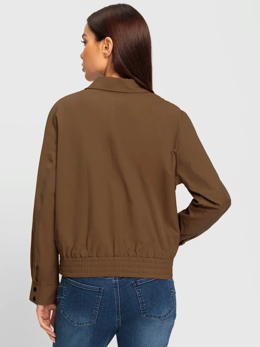 Blousons avec col chemise et manches longues élégantes