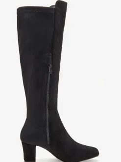 Bottes avec empiècement extensible tendance et élégant, hauteur du talon env. 6 cm
