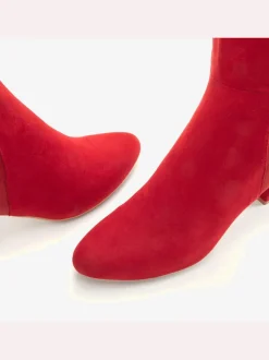 Bottes avec empiècement extensible tendance et élégant, hauteur du talon env. 6 cm