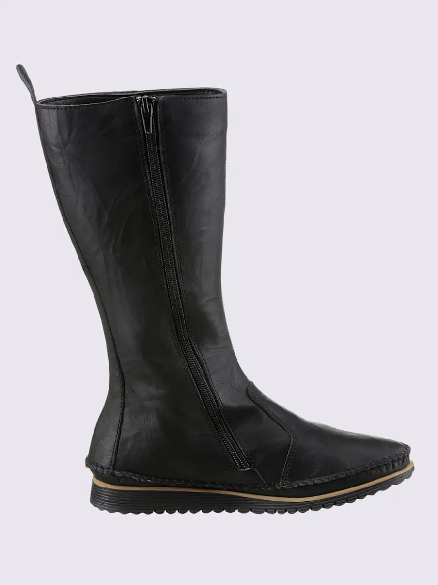 Bottes cuir nappa de vache
