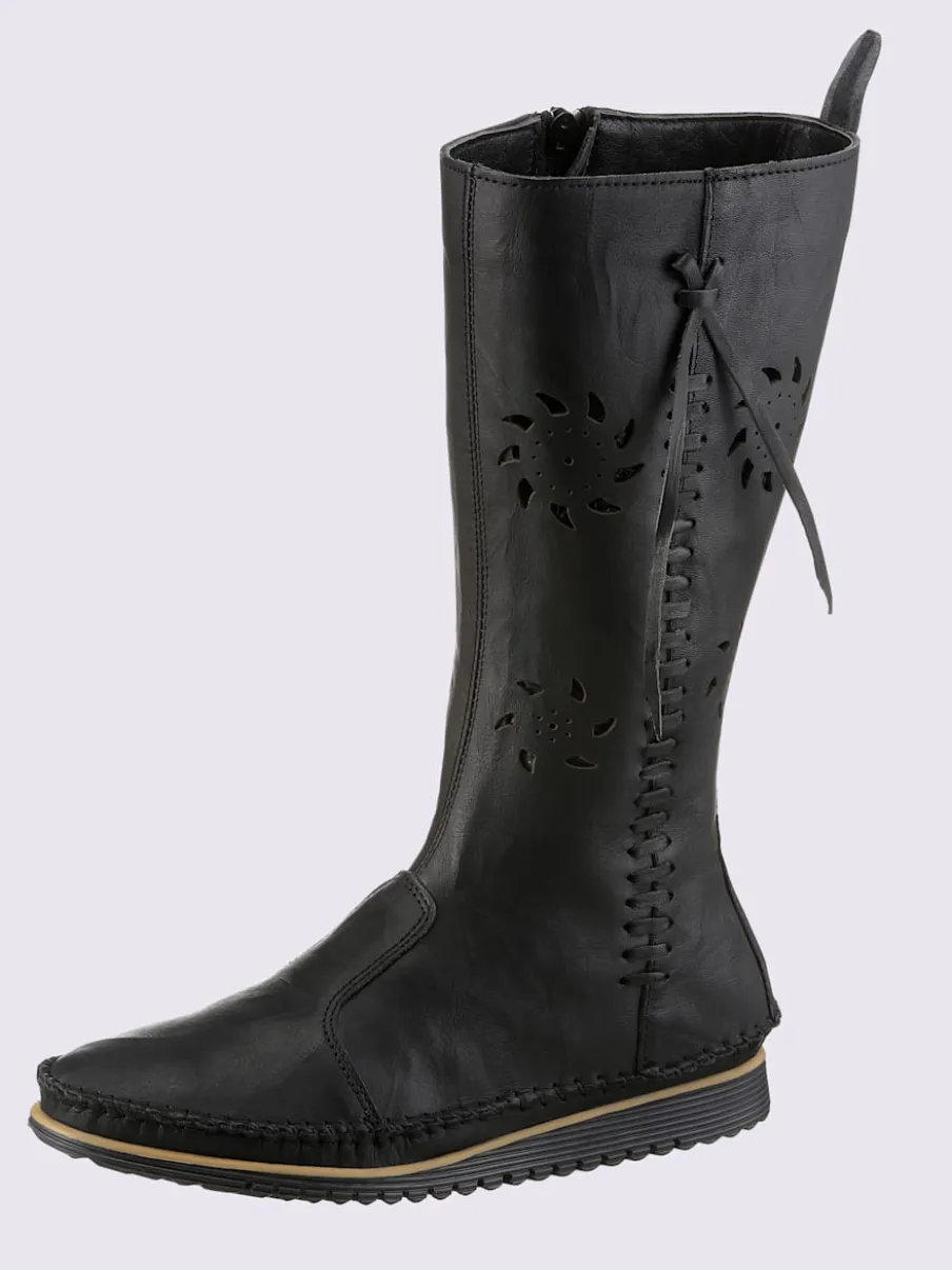 Bottes cuir nappa de vache