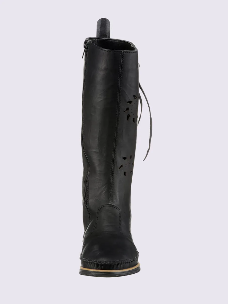 Bottes cuir nappa de vache
