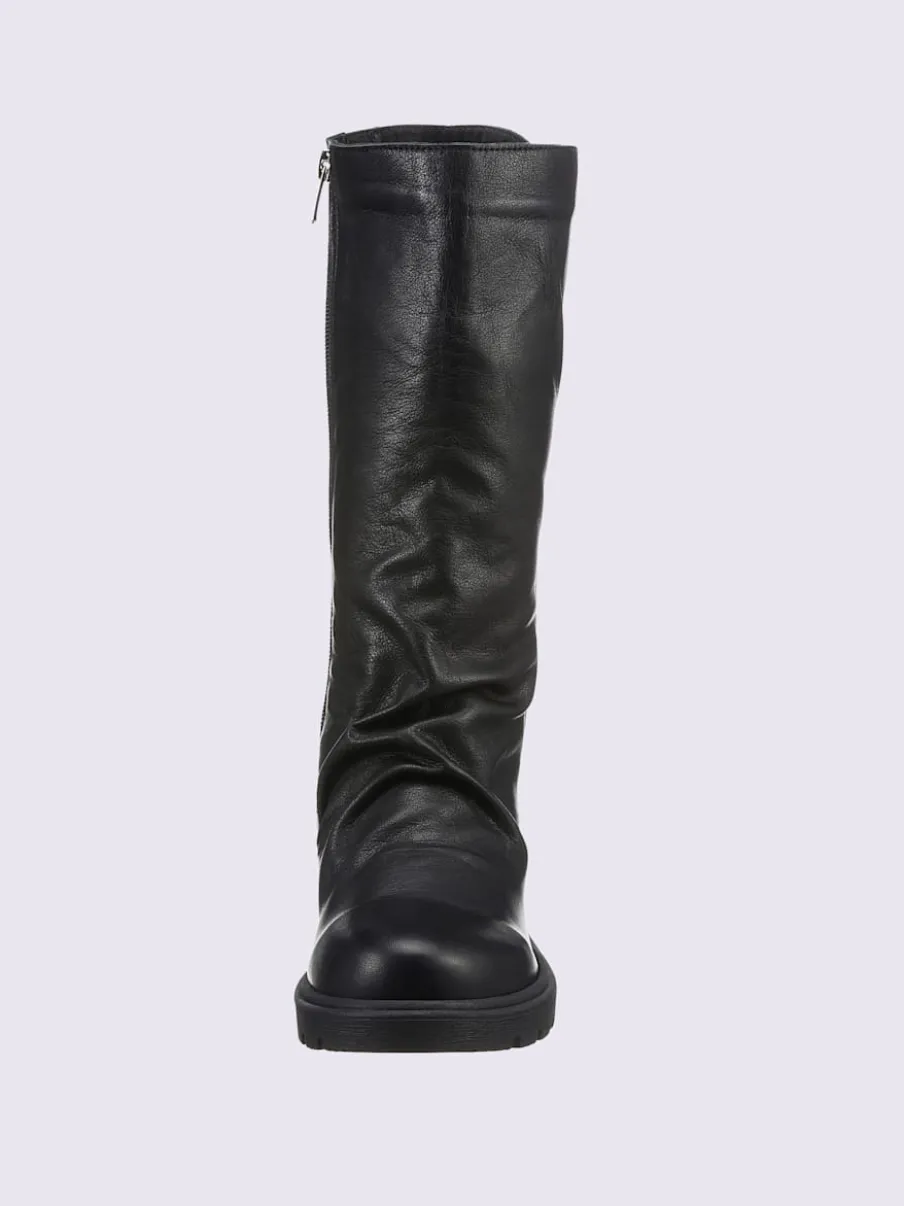 Bottes cuir nappa de vache