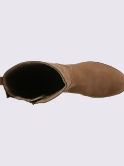 Bottes cuir velours de vache.